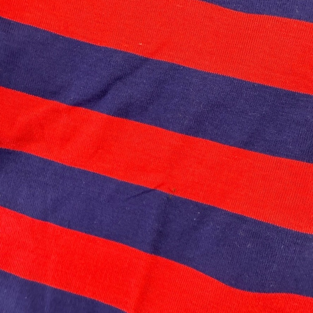Vintage Gant Polo Shirt Mens XL Red Blue The Rugger Striped Deadstock 70s ivy - Picture 3 of 8